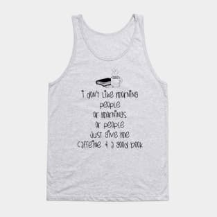 Coffe and Books Tank Top